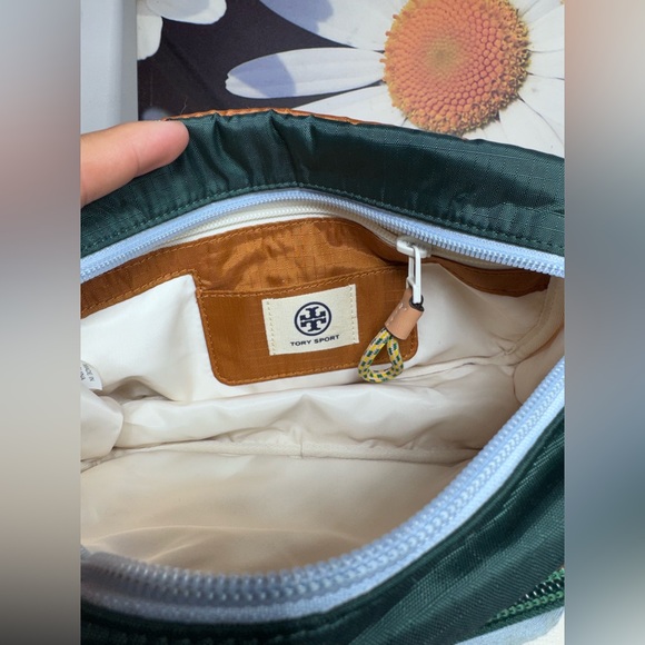 Tory Burch Tory Sport Nylon Crossbody Belt Bag Coloblock - Picture 4 of 9